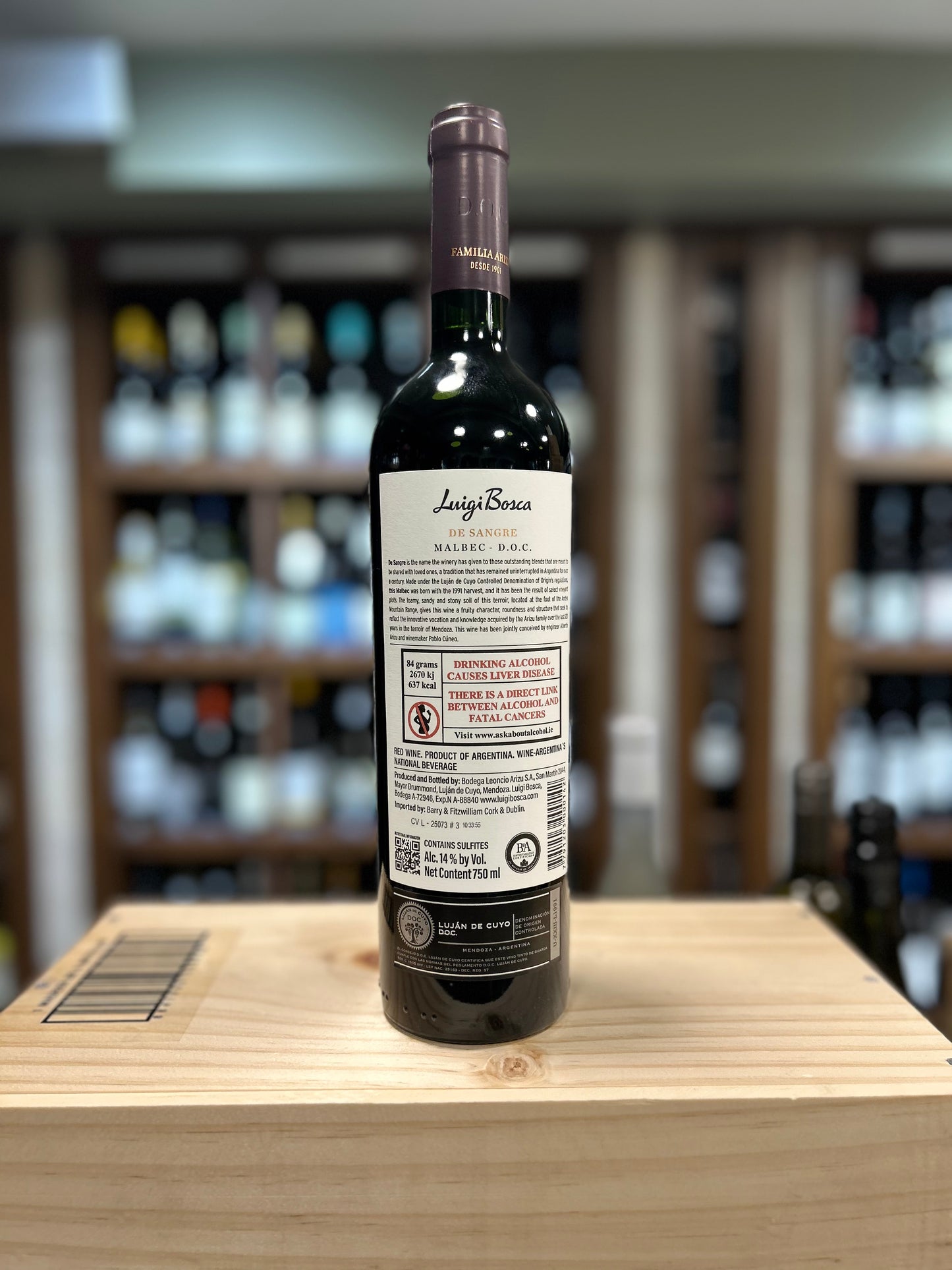 Luigi Bosca de Sangre - Malbec - 2023