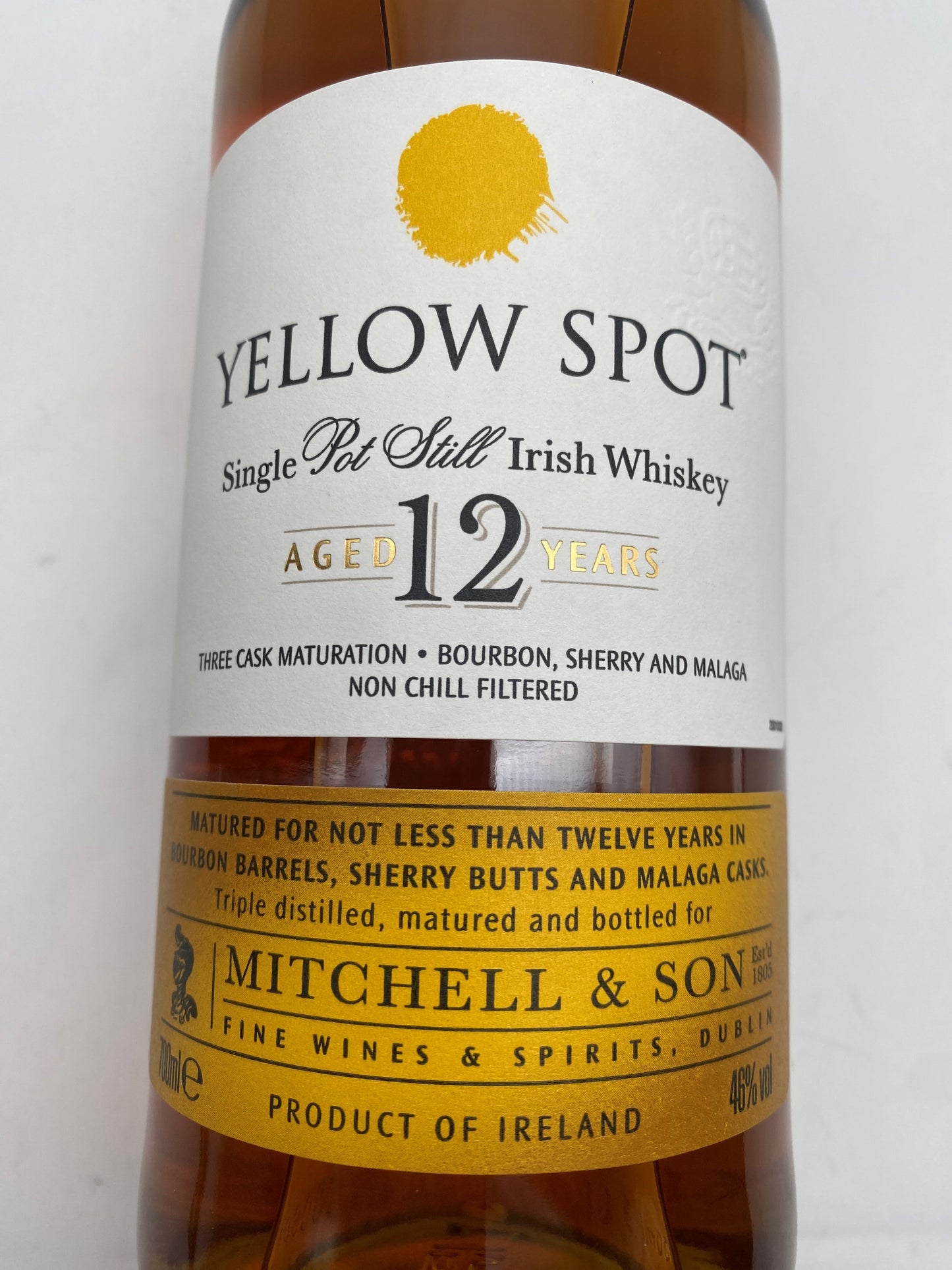 Yellow Spot Irish Whiskey 12 Year Old 46% 70cl
