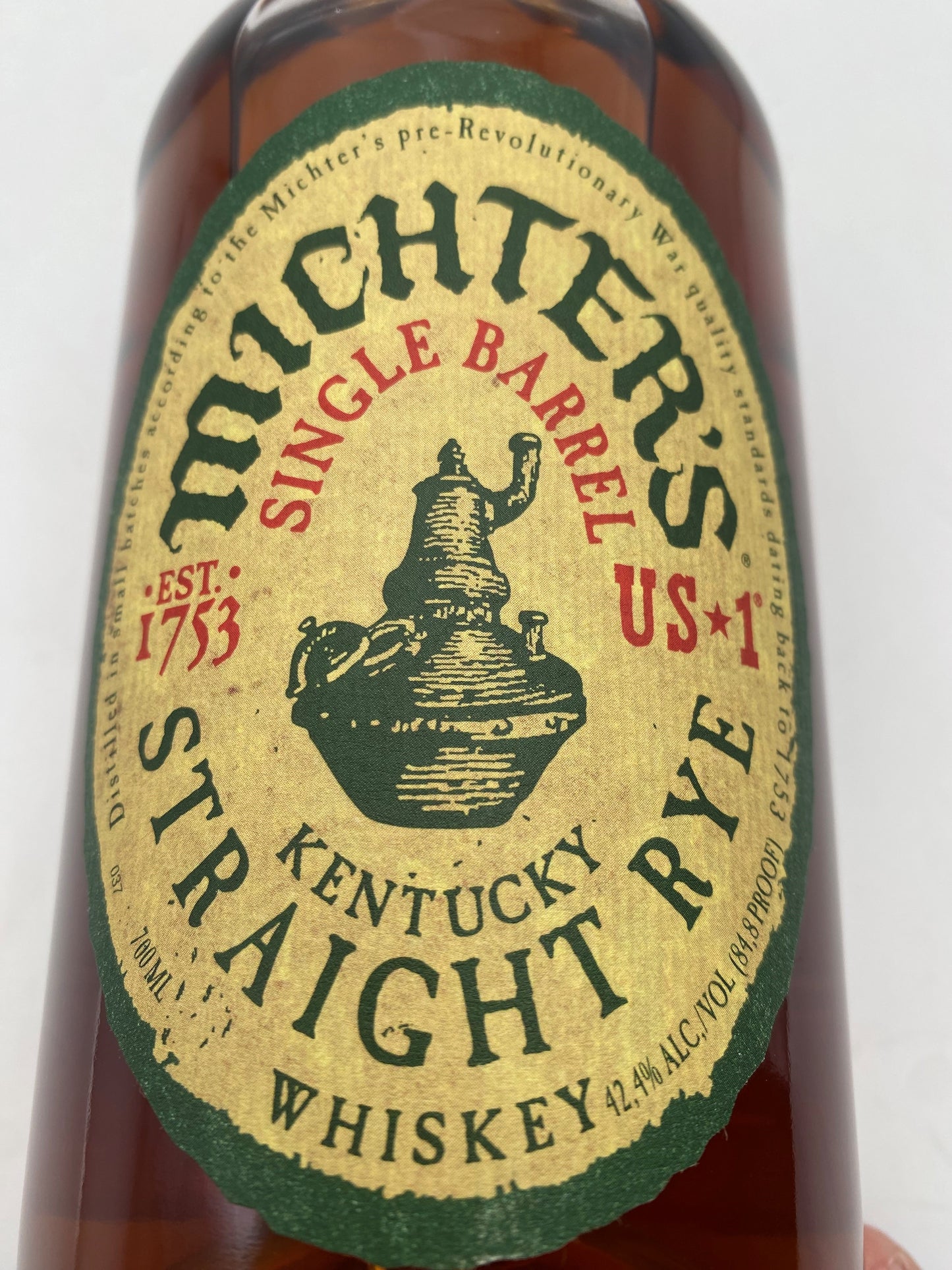 Michters Single Barrel Kentucky Straight Rye