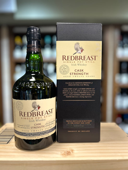 Redbreast - Single Pot Still - Irish Whiskey - Cask Strength - 12 Years