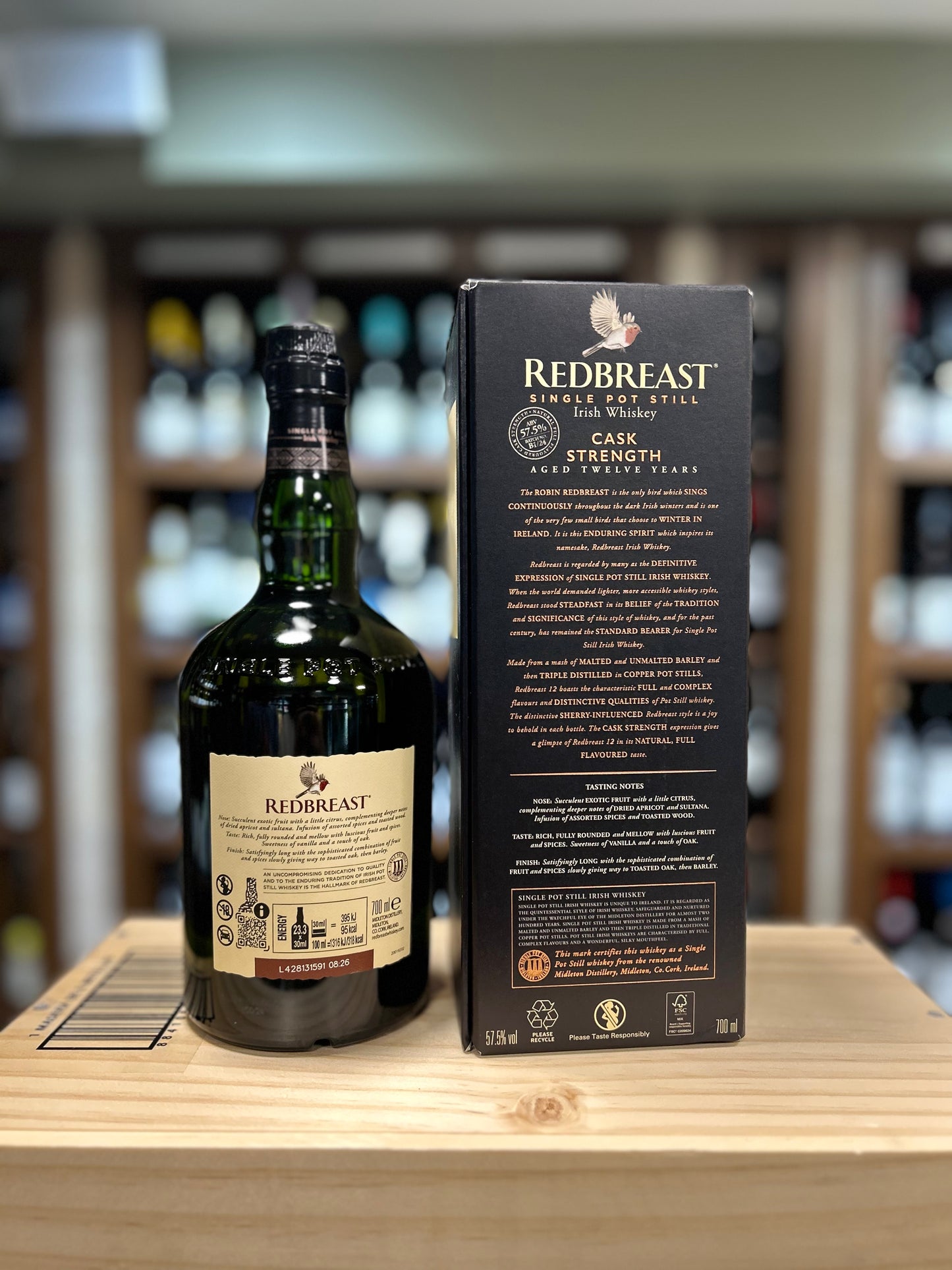 Redbreast - Single Pot Still - Irish Whiskey - Cask Strength - 12 Years