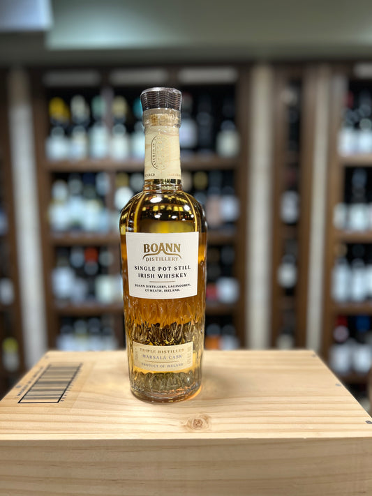 Boann Distillery - Single Pot Still - Irish Whiskey - Triple Distilled - Marsala Cask