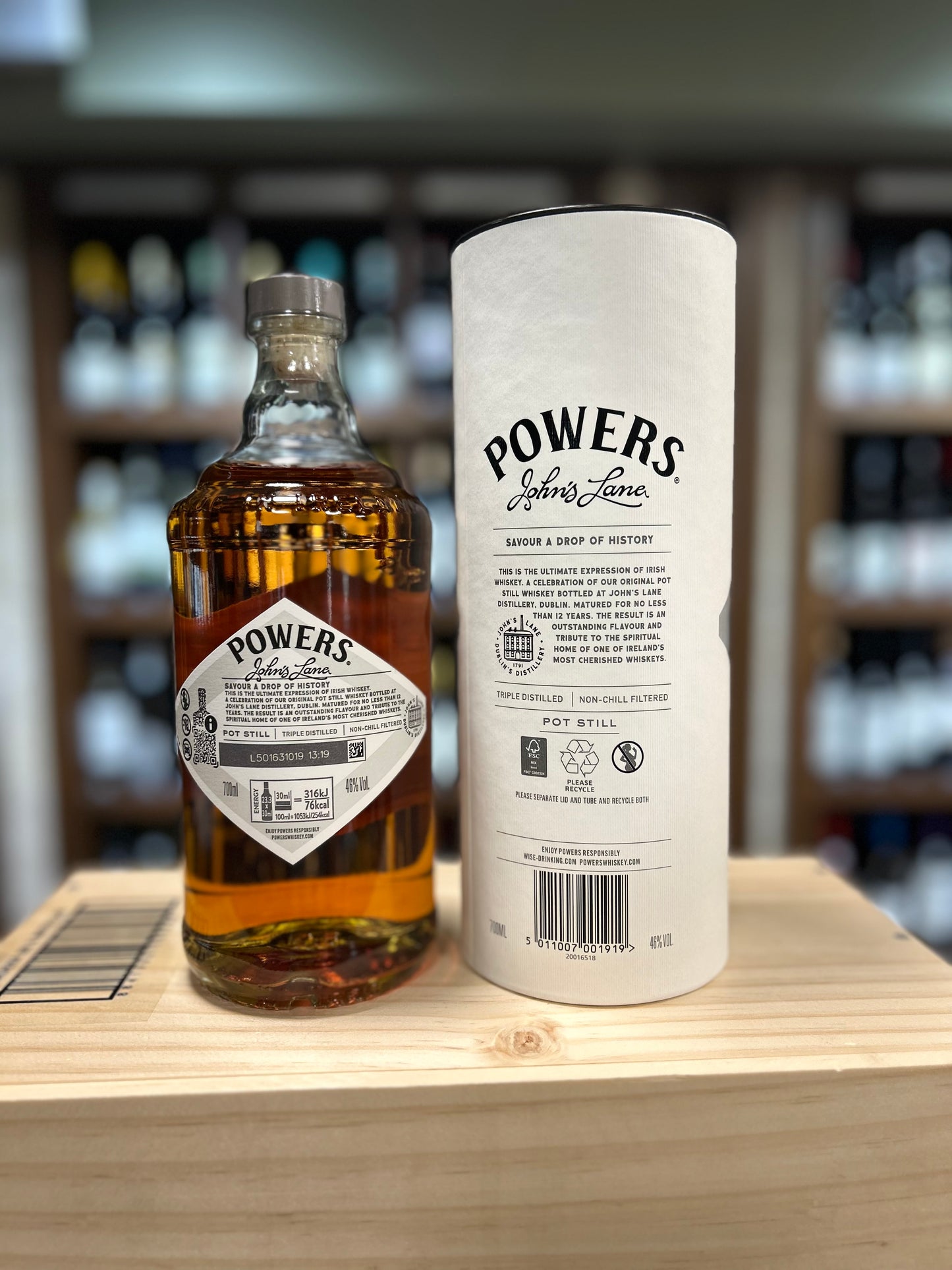 Powers - Single Pot Still - John's Lana Irish Whiskey - 12 Years