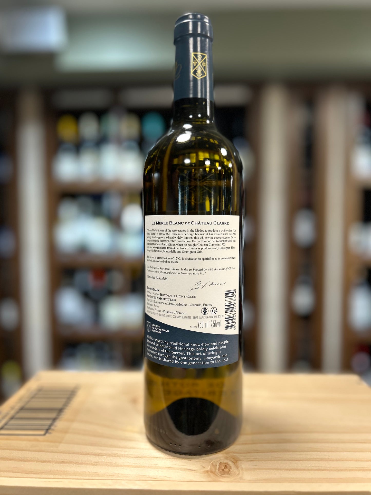 Le Merle Blanc - Château de Clarke - Baron Edmond de Rothschild - 2021